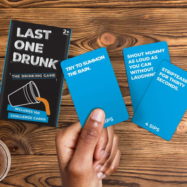 Gift Republic - Card Set Last One Drunk - drinking game