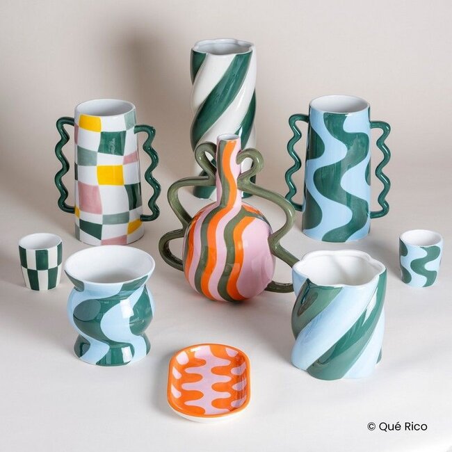 Que Rico - Plant Pot  Camilo - Amor Del Color - green