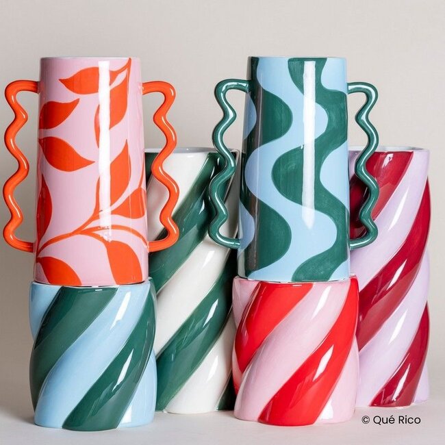 Que Rico - Plant Pot  Camilo - Amor Del Color - green