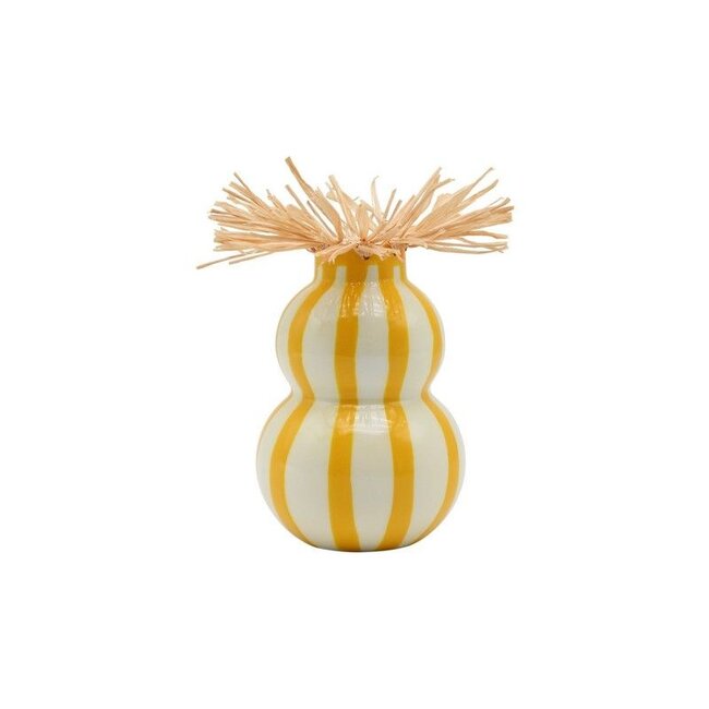Que Rico Vase Esperanza Rayas Bailarinas - yellow