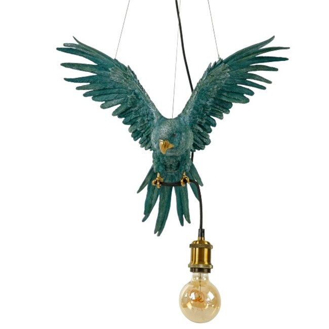 Werner Voß Werns - Hängelampe - Tierlampe Papagei – grün