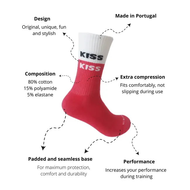 Pegada Socks - Chaussettes de Sport More Love Please