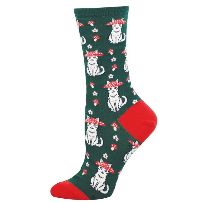SockSmith Chaussettes Mushroom Cat - femmes