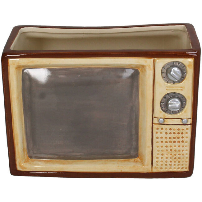 Kersten Blumentopf Retro TV