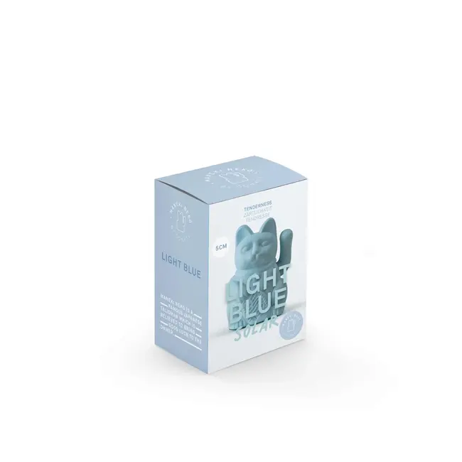 Donkey - Mini Chat Porte-bonheur Solaire - bleu clair