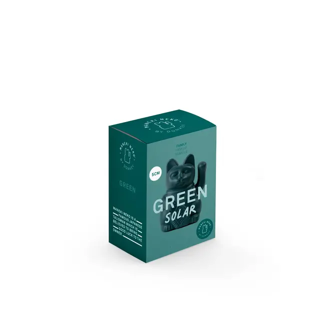 Donkey - Solar Lucky Cat Mini - green