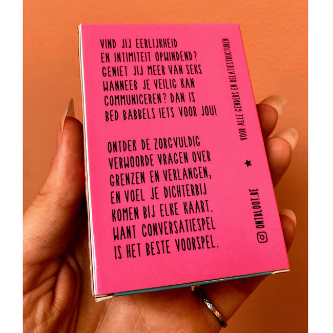 Kaartenset Bed Babbels - Conversatiespel Als Voorspel