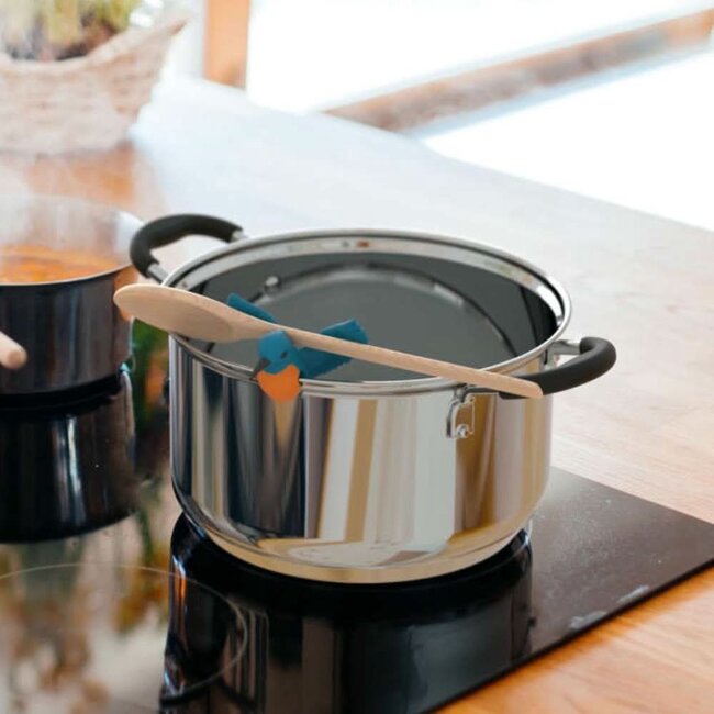 Winkee - Spoon Holder - Steam Releaser Kingfisher Bird