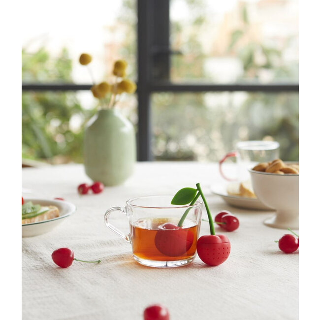 Balvi - Dubbele Thee-infuser Kersen