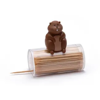 Peleg Design Tandenstoker Dispenser Woody de Bever