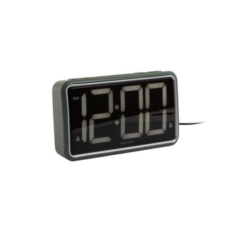 Karlsson Alarm ClockNew Retro - jungle green