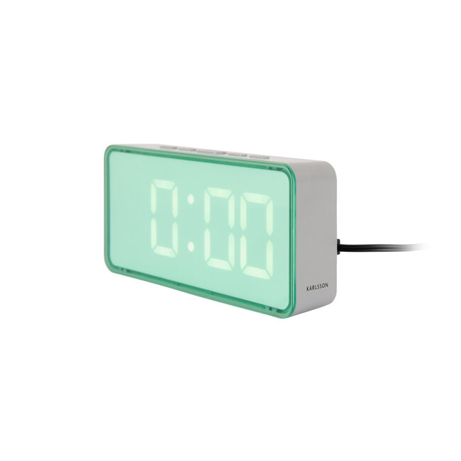 Karlsson - Alarm Clock Audaz - green