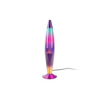 Leitmotiv Lava Lamp Rocket - rainbow  purple
