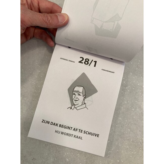 Ghent Dialect Tear-off Calendar 2026