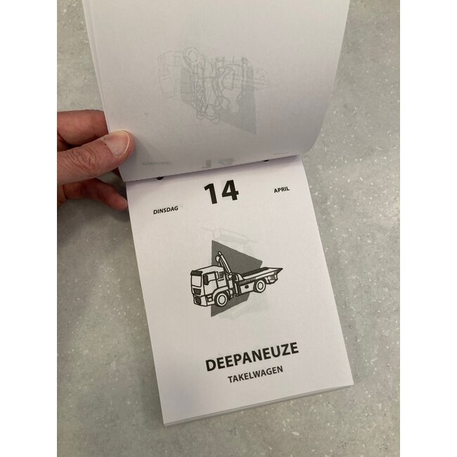 Ghent Dialect Tear-off Calendar 2026