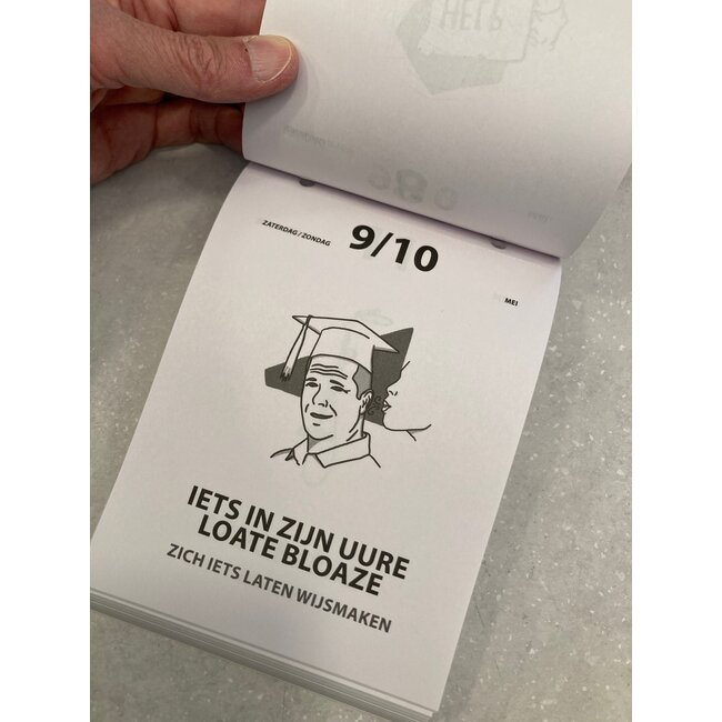 Ghent Dialect Tear-off Calendar 2026