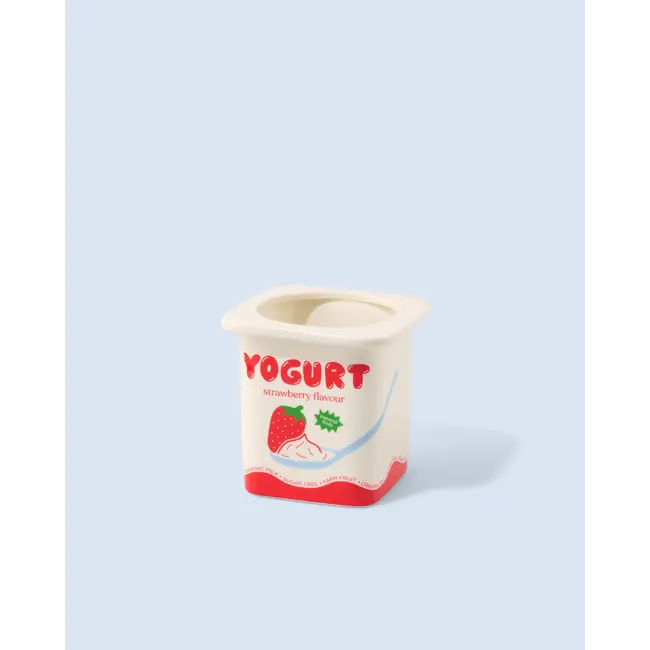 Fluid Market - Flower Pot - Vase Jar of Strawberry Yogurt