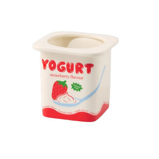 Fluid Market Vase Jar of Strawberry Yogurt