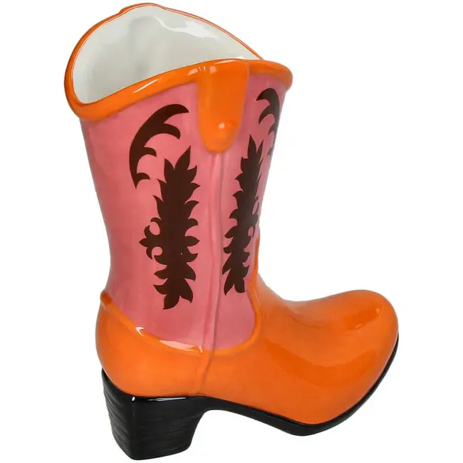 Kersten - Vase Cowboy Boot - orange