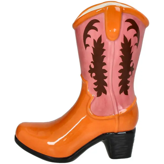 Kersten Vase Cowboy Boot - orange