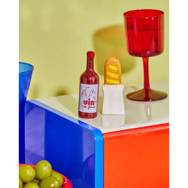 Fluid Market  - Salt and Pepper Shaker Baguette & Wine