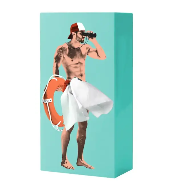 Spextrum Porte-mouchoirs Tissue Up Boy - bleu