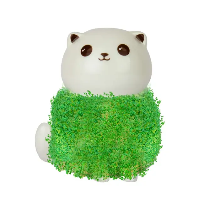 Gift Republic - Plant Pot Cat - growing kit with chia seeds