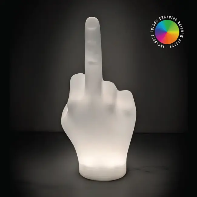 Gift Republic - Tischlampe F*ck You - Farbwechsel - USB wiederaufladbar - soft touch