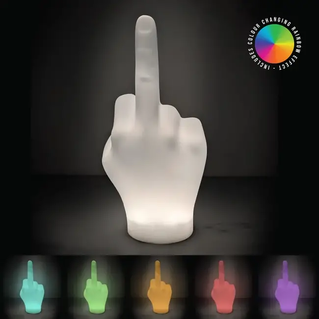 Gift Republic - Table Lamp F*ck You - color changing - USB rechargeable - soft touch