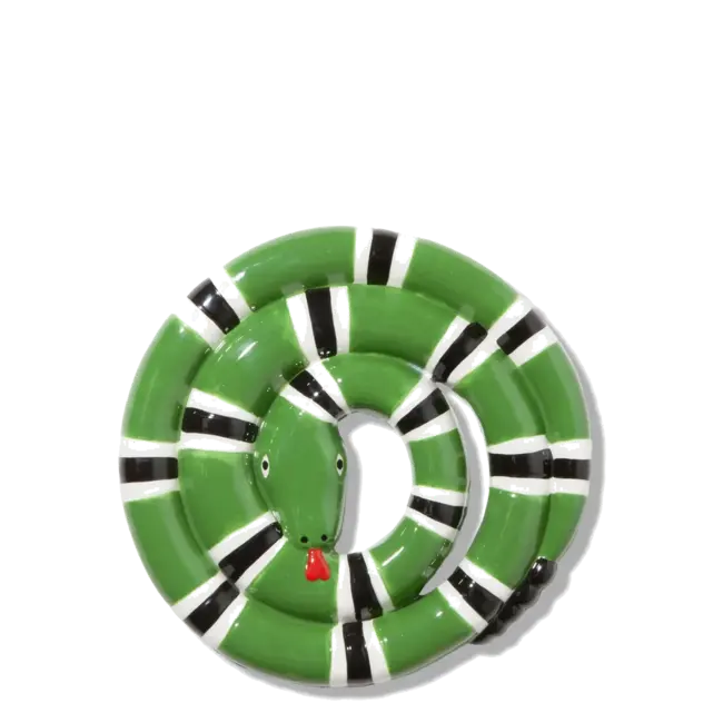 DOIY - Onderzetter - Groene Slang - keramiek