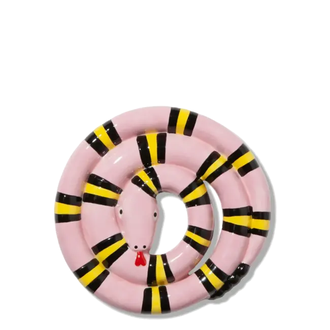 DOIY - Sous-verre Serpent Rose - céramique