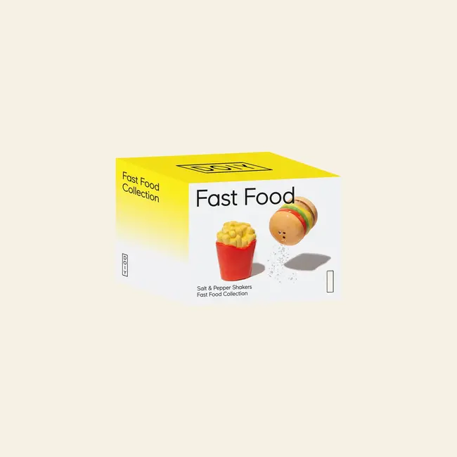 DOIY - Salière et Poivrière Frites & Hamburger