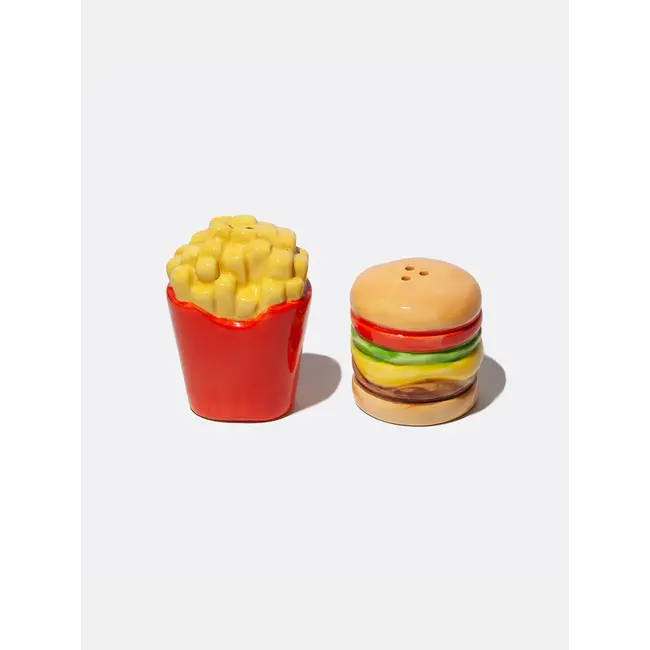 DOIY - Salière et Poivrière Frites & Hamburger