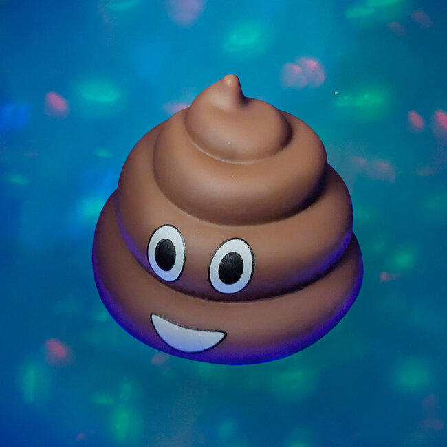 Gift Republic - Disco Bath Lamp Party Pooper - light-up poop for the bath
