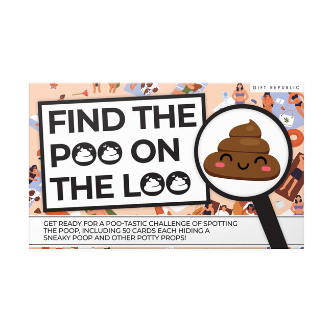 Gift Republic - Card Game Find The Poo On The Loo
