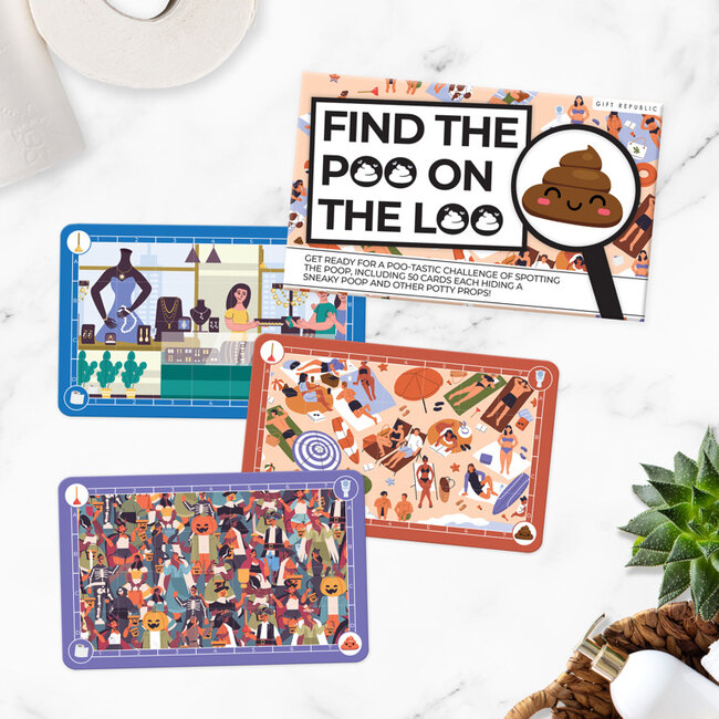 Gift Republic – Kartenspiel Find The Poo On The Loo