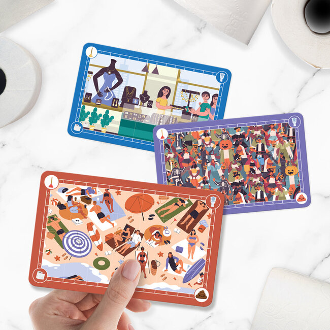 Gift Republic - Jeu de Cartes Find The Poo On The Loo