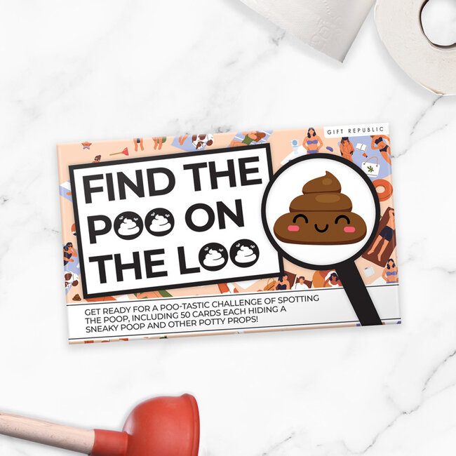 Gift Republic – Kartenspiel Find The Poo On The Loo