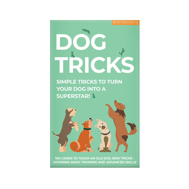 Gift Republic Jeu de Cartes Dog Tricks