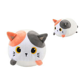 i-total Mini Coussin Moelleux Chat Orange