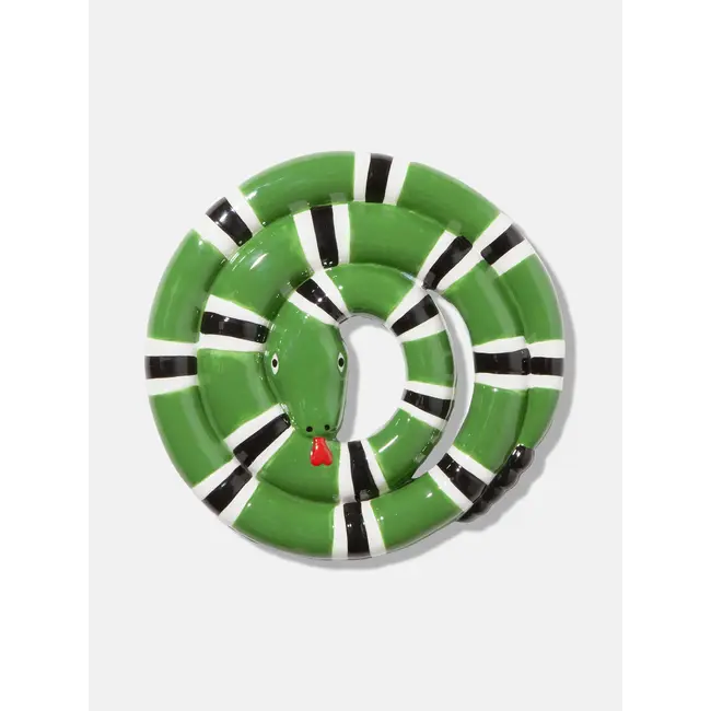 DOIY Pannenonderzetter Groene Slang