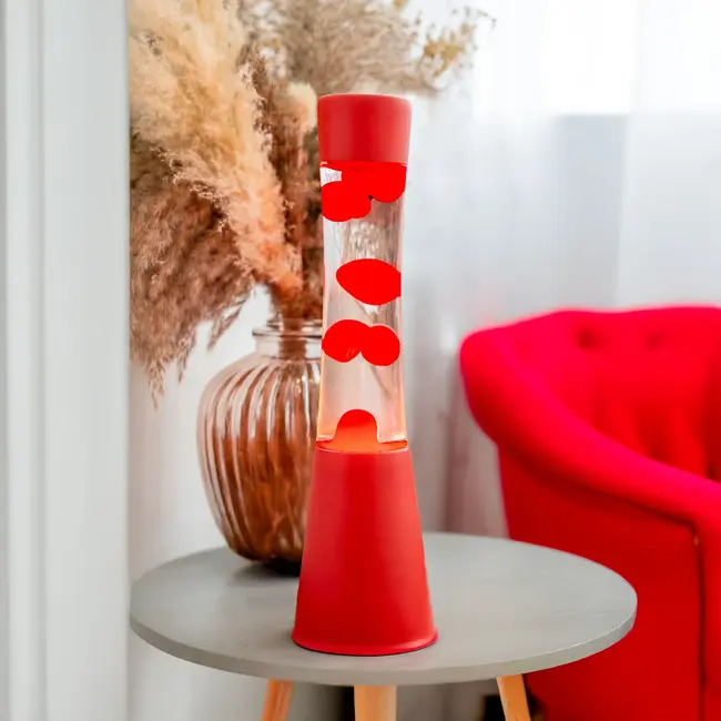 Fisura - Lava Lamp - Monochroom Rood