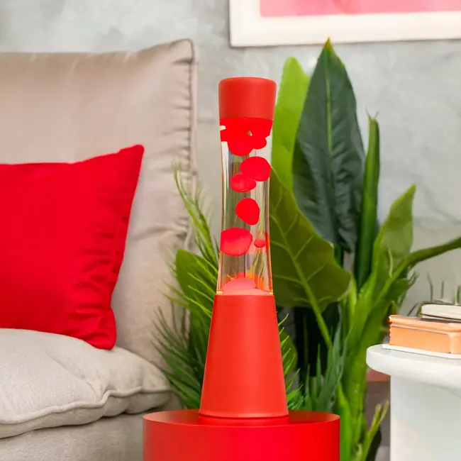 Fisura - Lava Lamp - Monochroom Rood