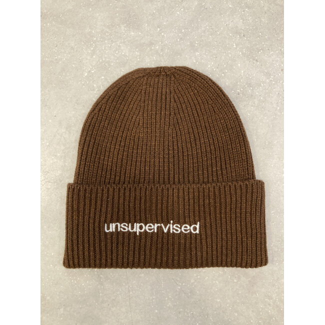 Urban Merch - Beanie Unsupervised - Strickmütze - braun
