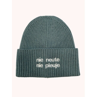 Beanie Nie Neute Nie Pleuje - petrol