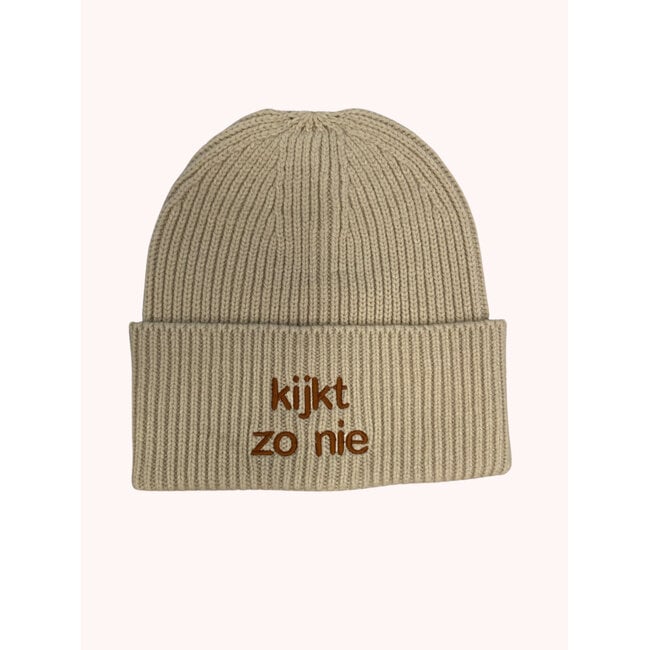 Beanie Kijkt Zo Nie - ecru