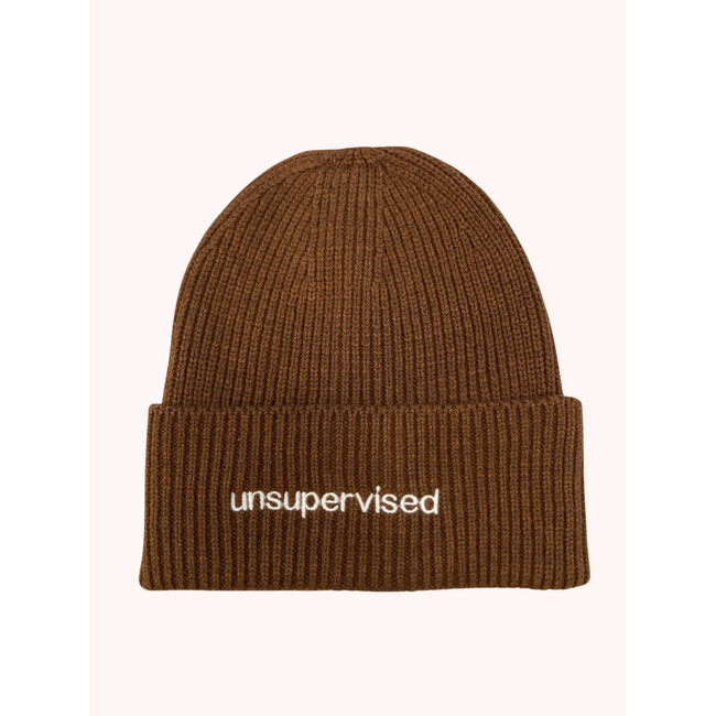 Urban Merch - Beanie Unsupervised - Attitude Muts - bruin