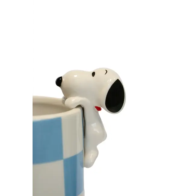 Blogo Design - Vase Snoopy Love Is In Bloom - bleu