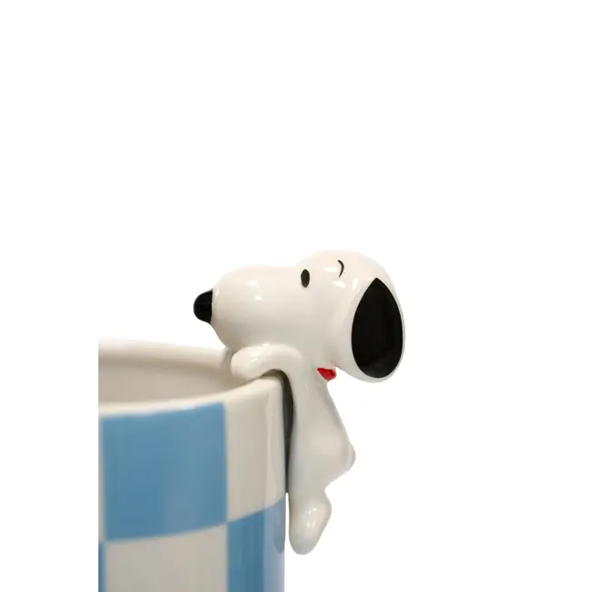 Blogo Design - Vase Snoopy Love Is In Bloom - bleu