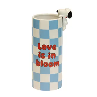 Blogo Design Vase Snoopy Love Is In Bloom - bleu